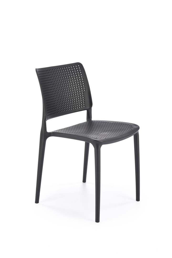Krzesło nowoczesne K514 czarne Halmar