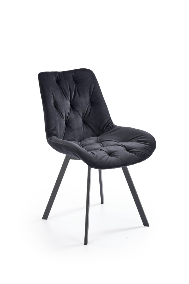 Produkt w kategorii: Krzesła, nazwa produktu: Luksusowe krzesło K519 czarne Biurka