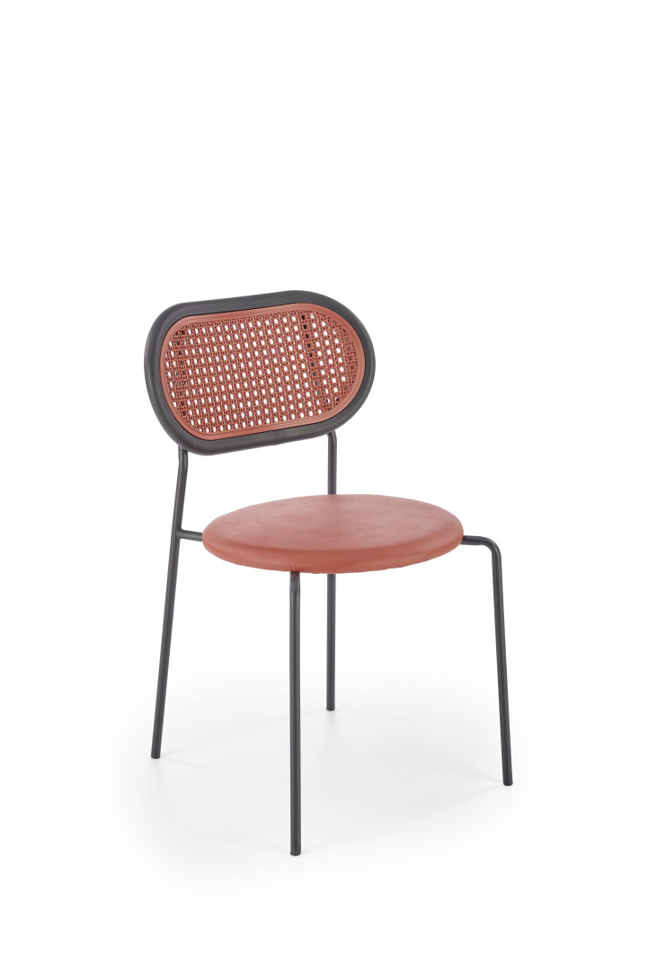Krzesło Halmar K524 stylowe bordowe