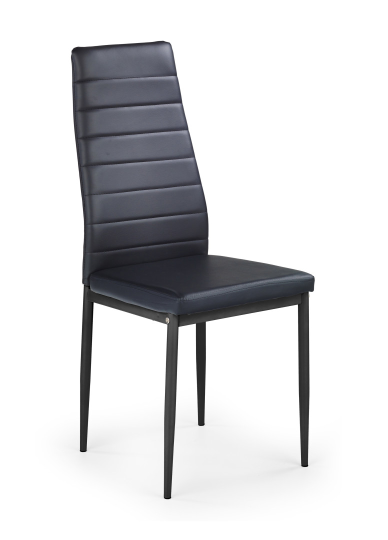 Krzesło halmar czarne ekoskóra design