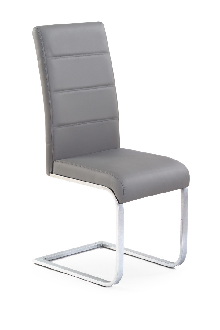 Krzesło K85 popielone eleganckie i komfortowe