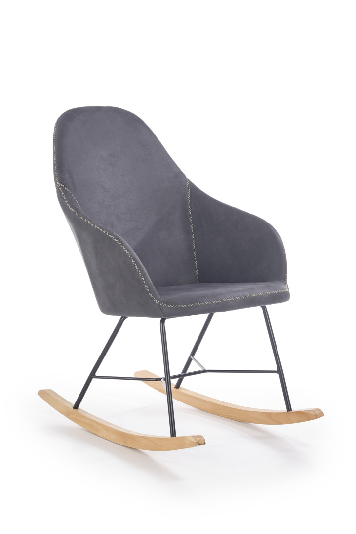 Produkt w kategorii: Fotele, nazwa produktu: Fotel Lagos Halmar popiel Elegancja
