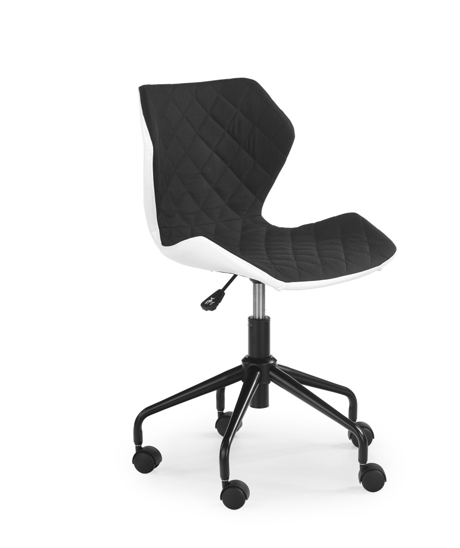 Produkt w kategorii: Fotele biurowe, nazwa produktu: Fotel Matrix czarno-biały ergonomiczny