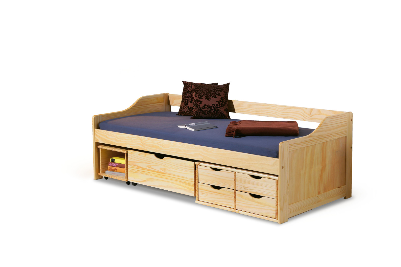 Produkt w kategorii: Łóżka, nazwa produktu: Eleganckie łóżko sosnowe MAXIMA