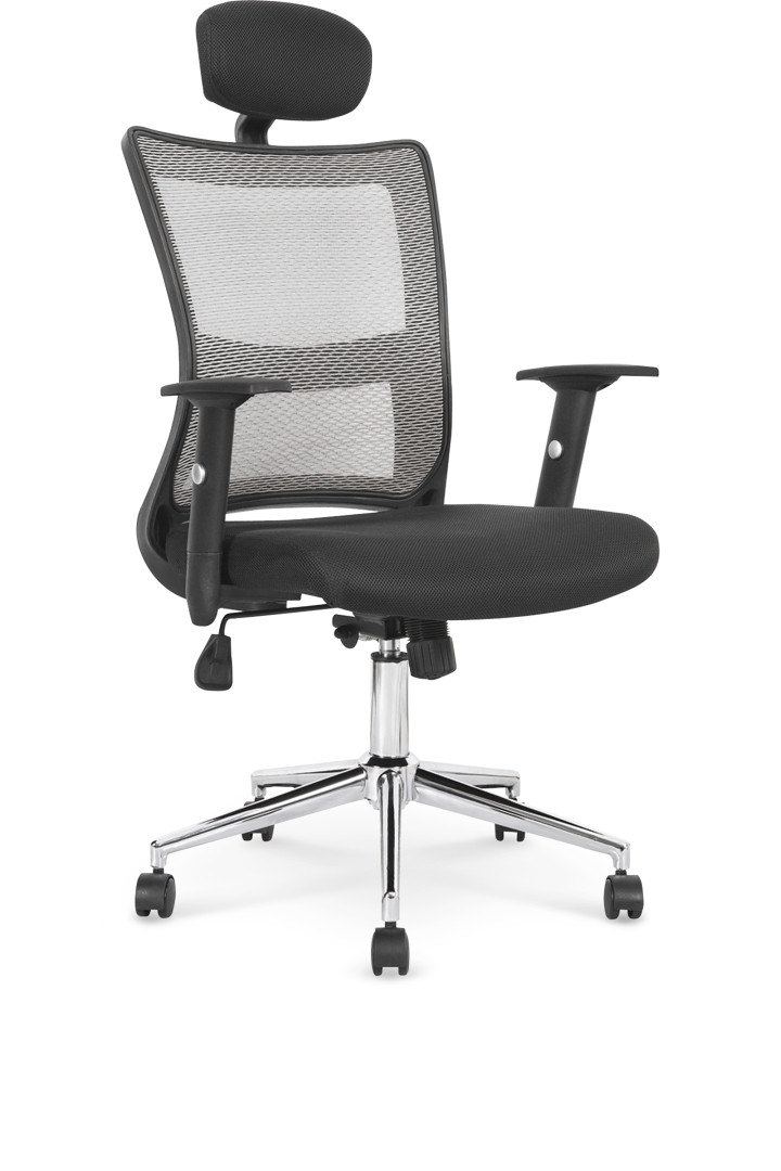 Produkt w kategorii: Fotele, nazwa produktu: Fotel biurowy NEON czarno-jasnoszary