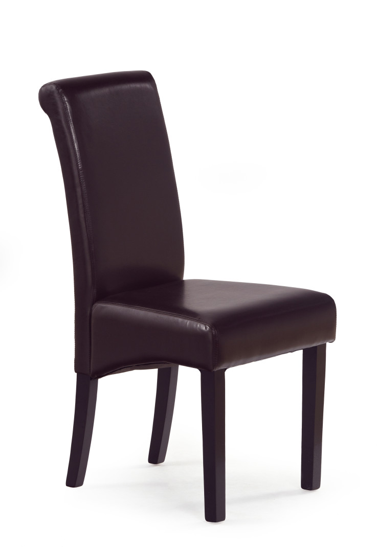 Eleganckie krzesło NERO wenge/ciemny brąz.