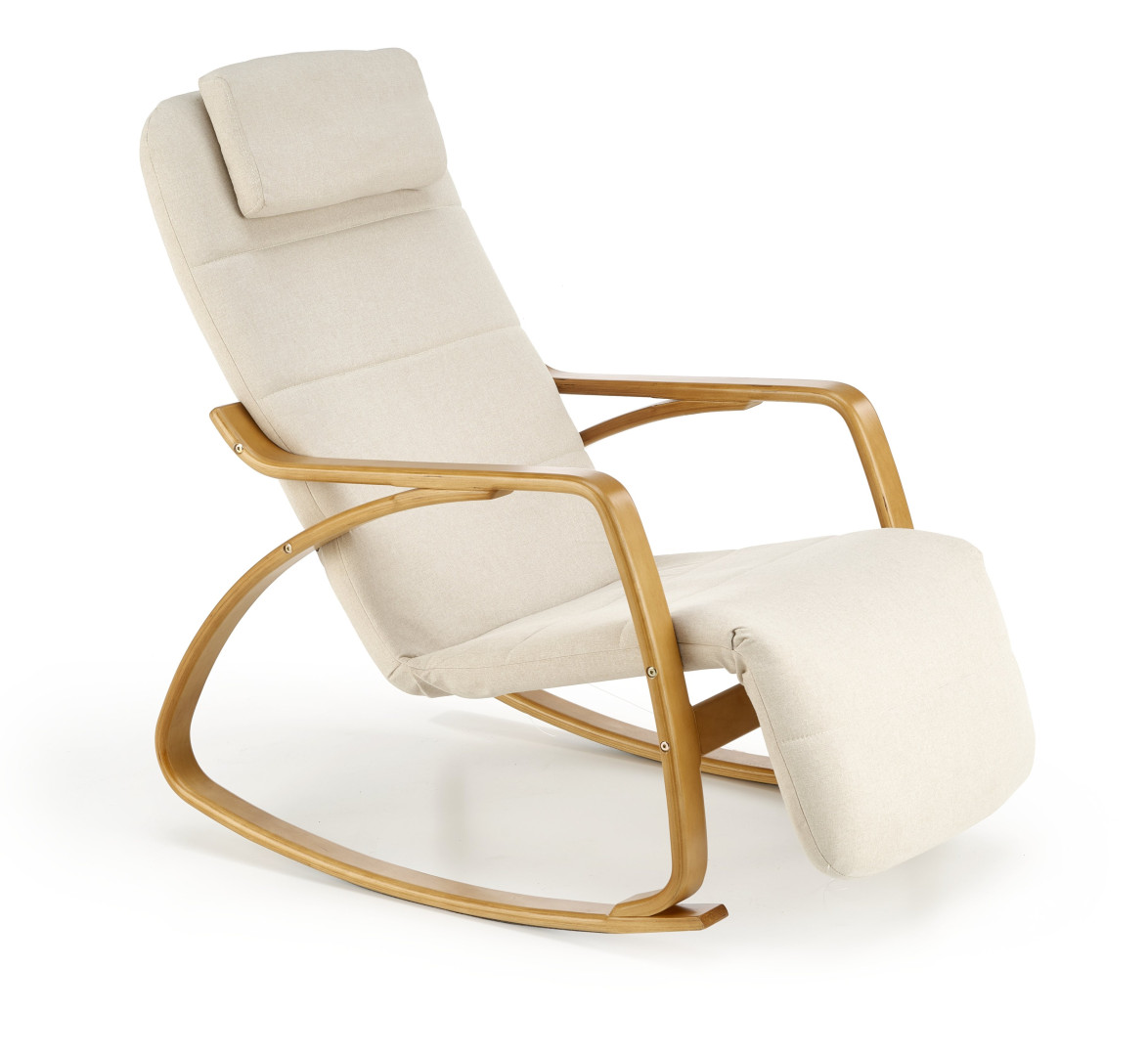 Produkt w kategorii: Fotele, nazwa produktu: Fotel Prime kołyskowy retro drewno
