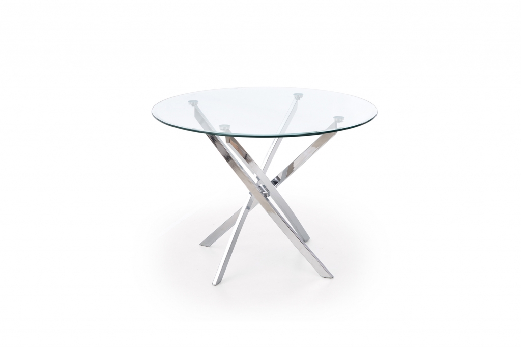 Produkt w kategorii: Stoły, nazwa produktu: Elegancki stolik szklany Raymond fi100 cm