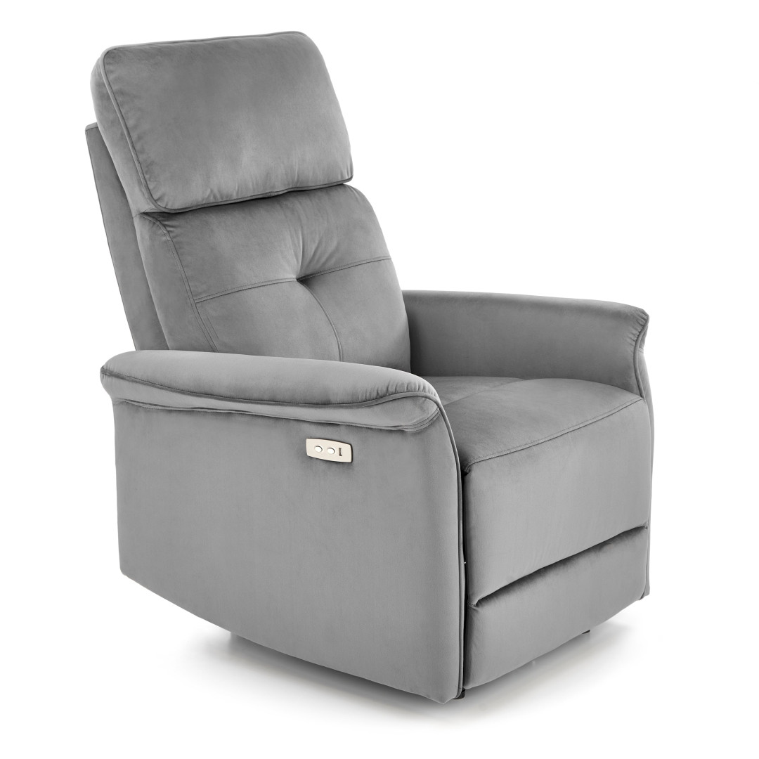 Produkt w kategorii: Fotele, nazwa produktu: Fotel Semir elektryczny relaks szary