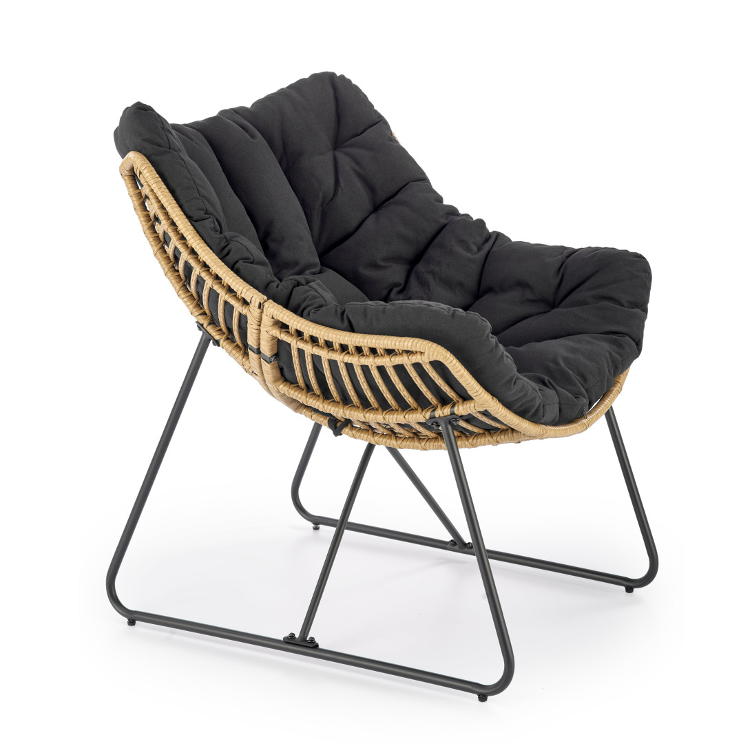 Produkt w kategorii: Fotele, nazwa produktu: Fotel Whisper rattanowy mebel ogrodowy