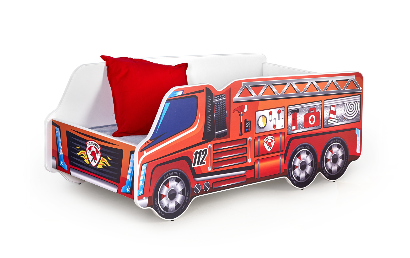 Produkt w kategorii: Łóżka, nazwa produktu: Łóżko Fire Truck dla małego strażaka