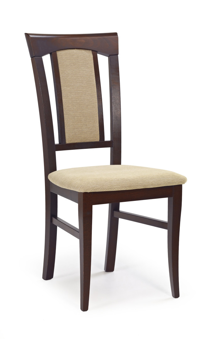 Produkt w kategorii: Krzesła, nazwa produktu: Krzesło KONRAD Dąb Orzech Torent Beige