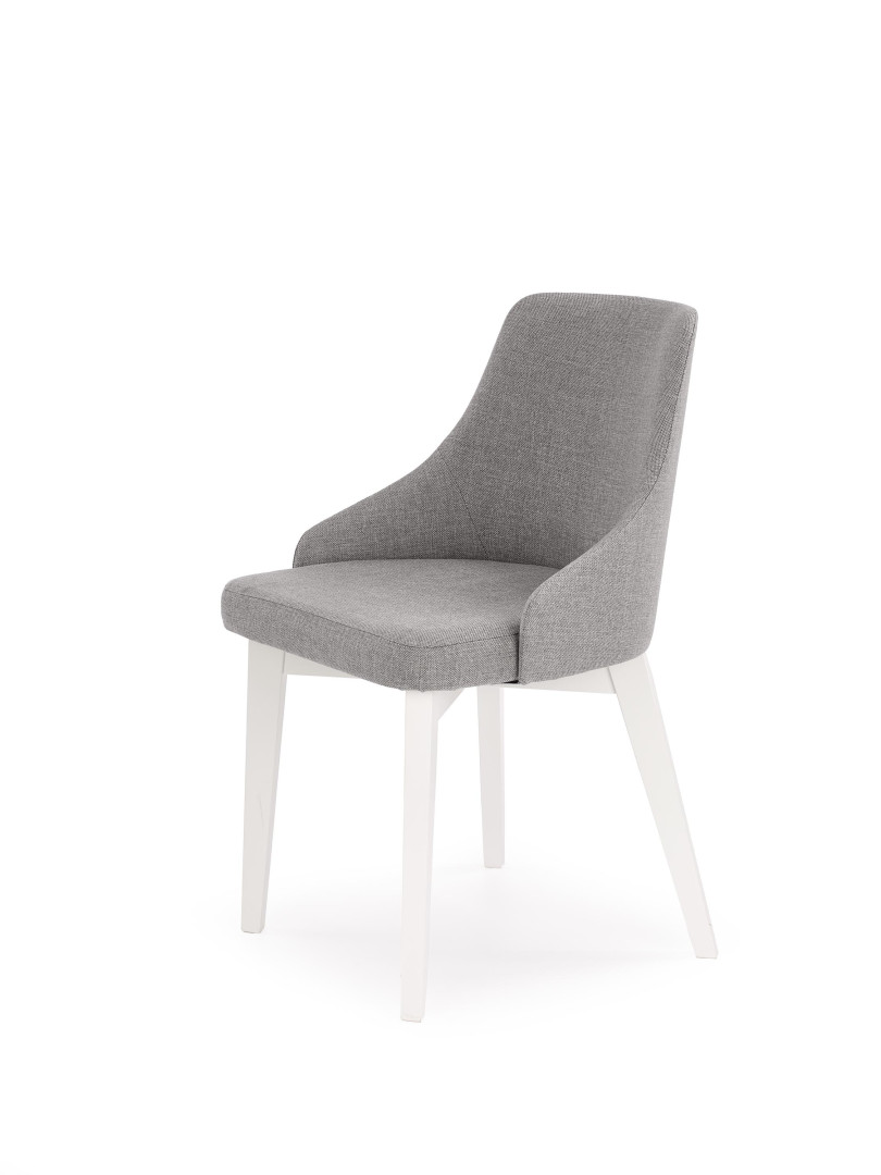 nazwa produktu: Krzesło TOLEDO białe z tapicerką Inari 91
