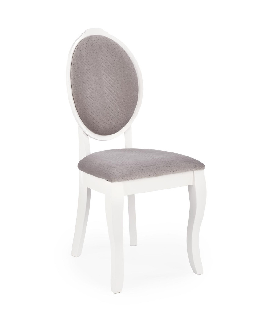Krzesło biurowe VELO biało-popielate